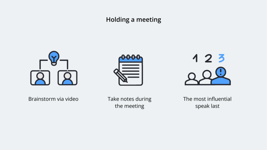 8 conseils pour accélérer la prise de décision collaborative avec la visioconférence ➤ 3