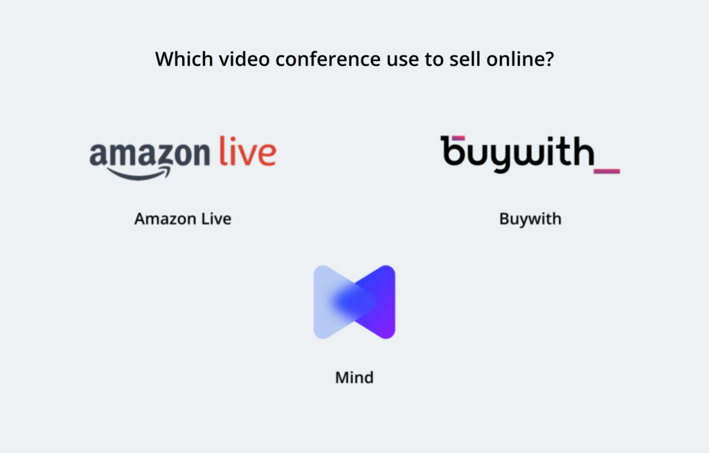 Services for selling online by video