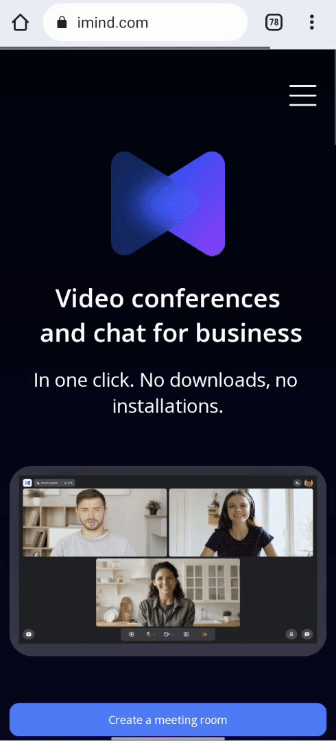 iMind v0.2: Videoconferencing 4 hours Free! ➤ 3