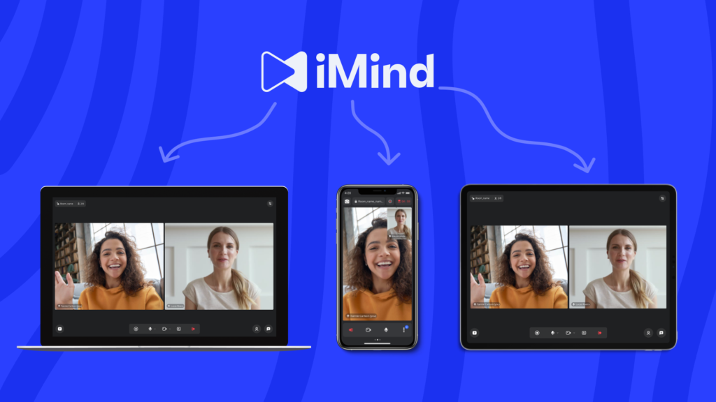 Video conference online from any device in iMind